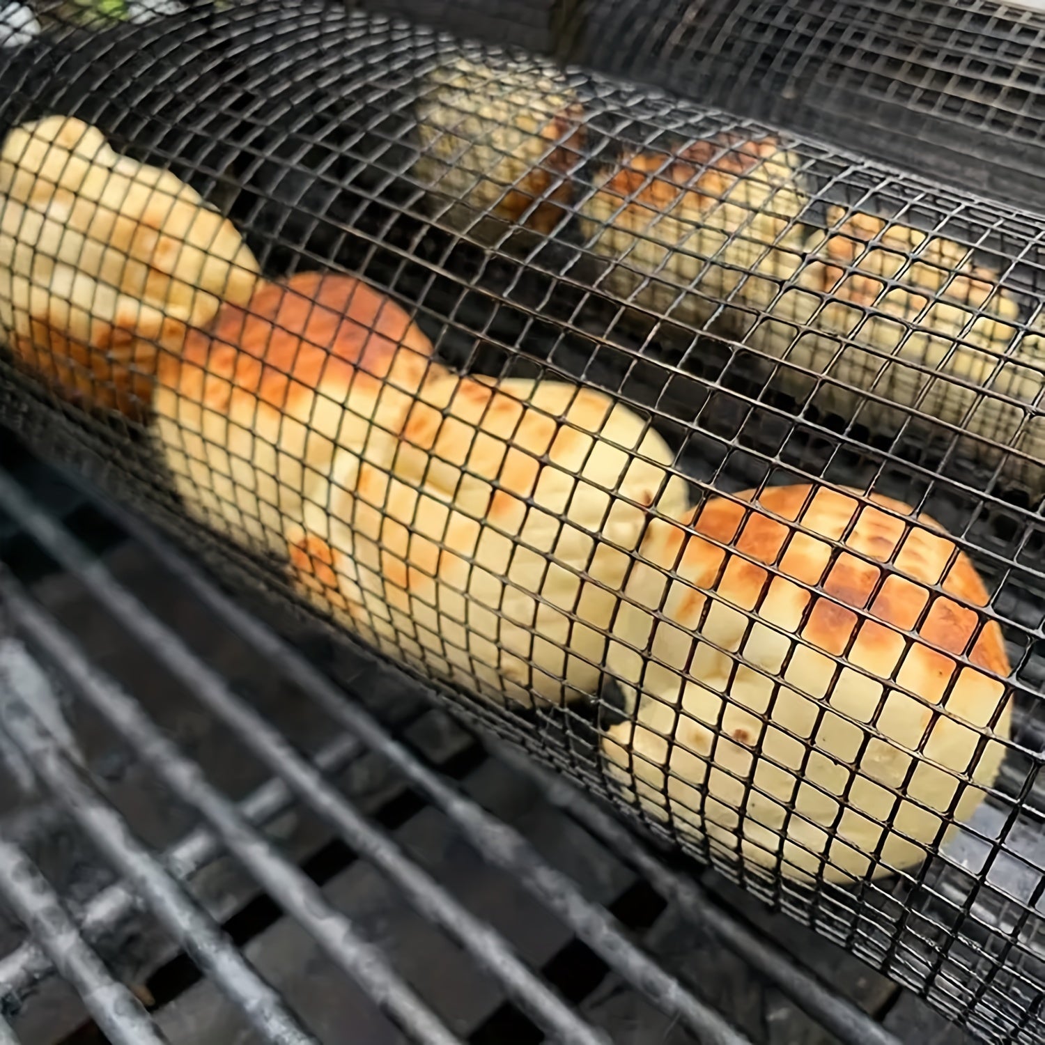 BBQGrill™ – Tragbarer, rollender Grillkorb aus Edelstahl (1+1 GRATIS Aktion)