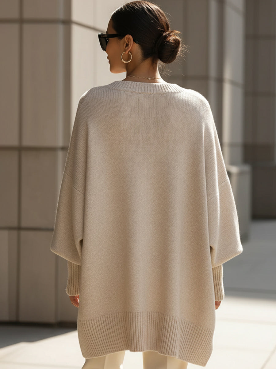 Luxe Oversized Poncho – Elegant & Gemütlich