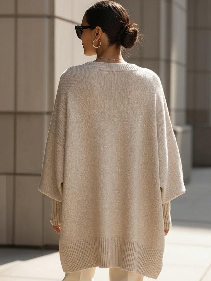 Luxe Oversized Poncho – Elegant & Gemütlich