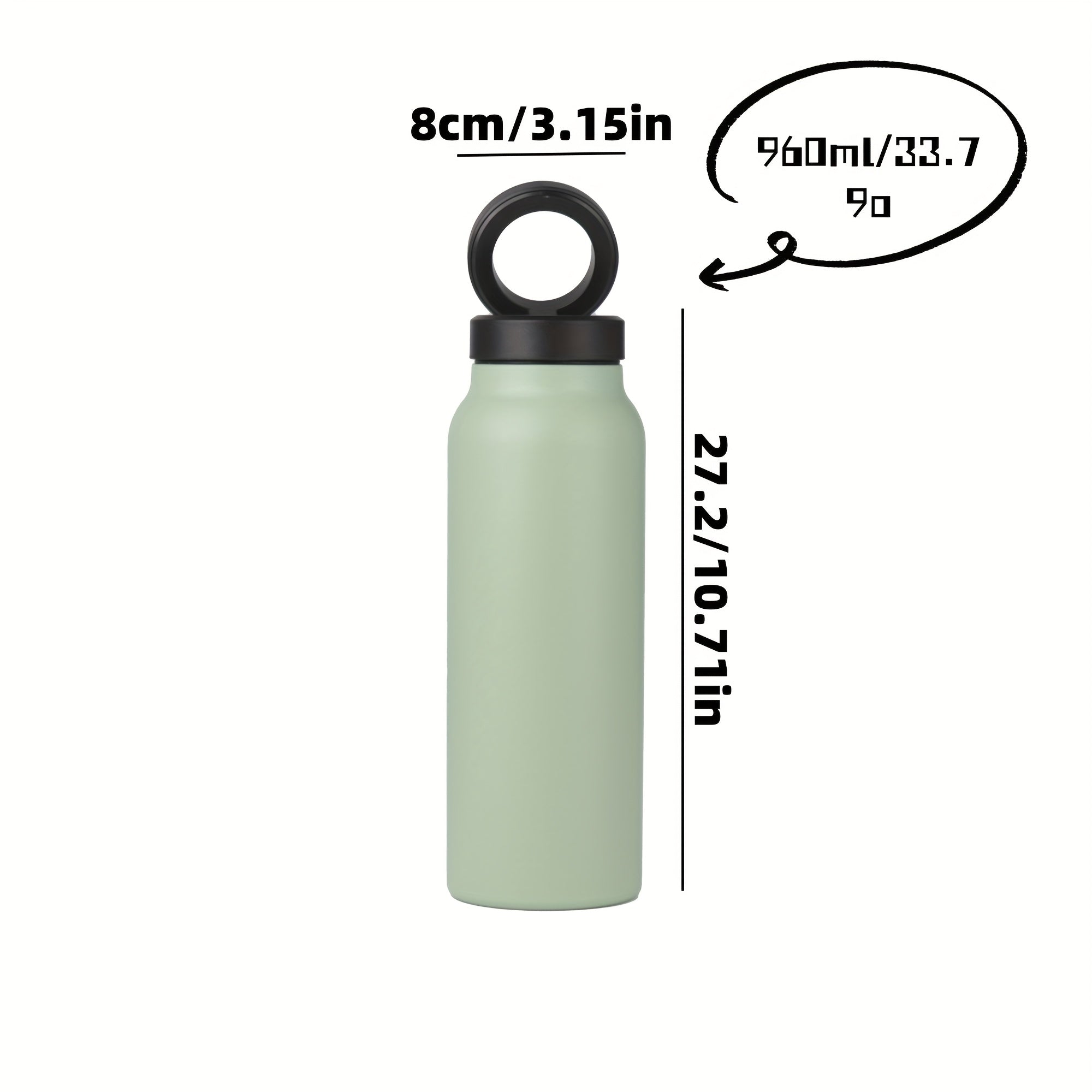 MagneticHydrate™ – Die Magnetische Edelstahl-Sport-Wasserflasche für 24 Stunden Kalt & 12 Stunden Heiß