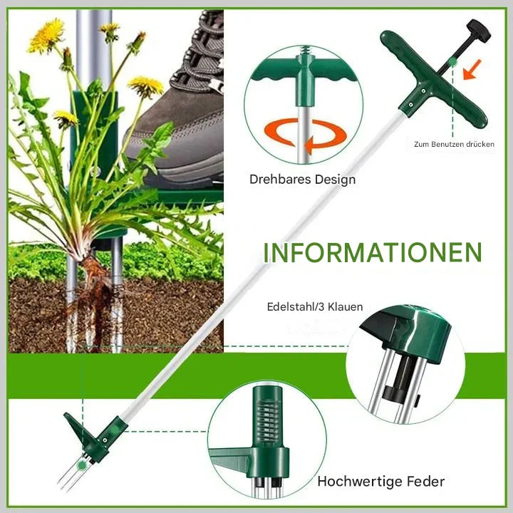 WurzelWeg™ - Stehende Pflanze Wurzelentferner
