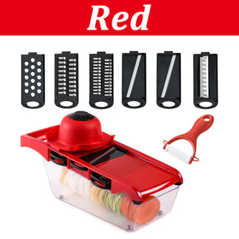 SliceMaster™ – Multifunktionaler Gemüseschneider für schnelle & sichere Zubereitung