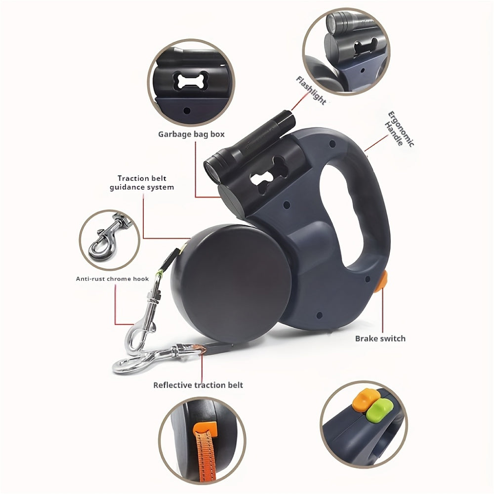 WalkEase™ DuoFlex – Die ultimative Anti-Verhedderungs-Leine für mehrere Hunde