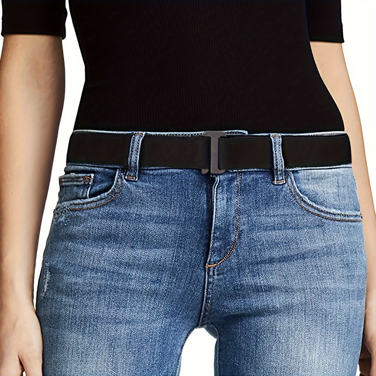 Minimalistischer Elastischer Gürtel für Damen – Komfortabel & Stilvoll in Verschiedenen Farben