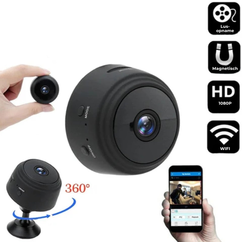 SafeCam™ – Mini-Spionagekamera mit Bewegungserkennung & Nachtsicht