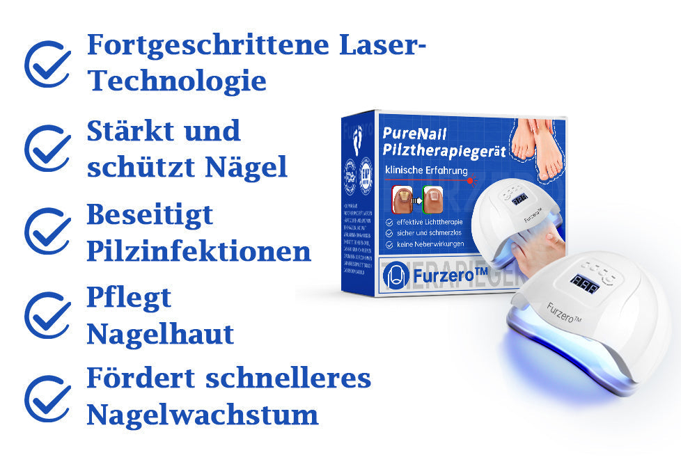 NailCure™ – Der sanfte Laser gegen Nagelpilz!