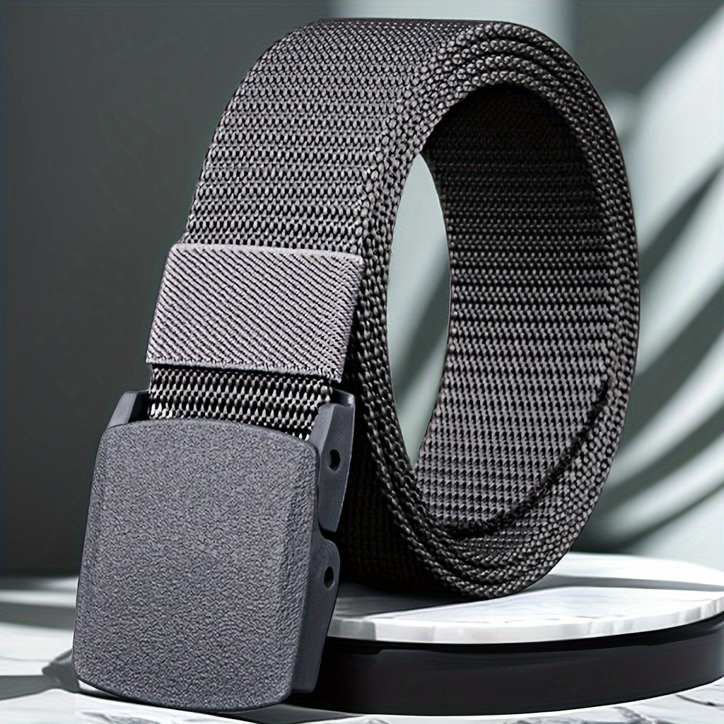 Flexibler Taktischer Canvas-Gürtel – Unisex, Leicht & Strapazierfähig für Jeden Anlass!