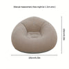 Moderne Graue Aufblasbare Sitzsack-Stuhl