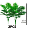 2er-Set Künstliche Palmen – Frühlingsfrisches Deko-Highlight für Haus & Garten (65 cm)