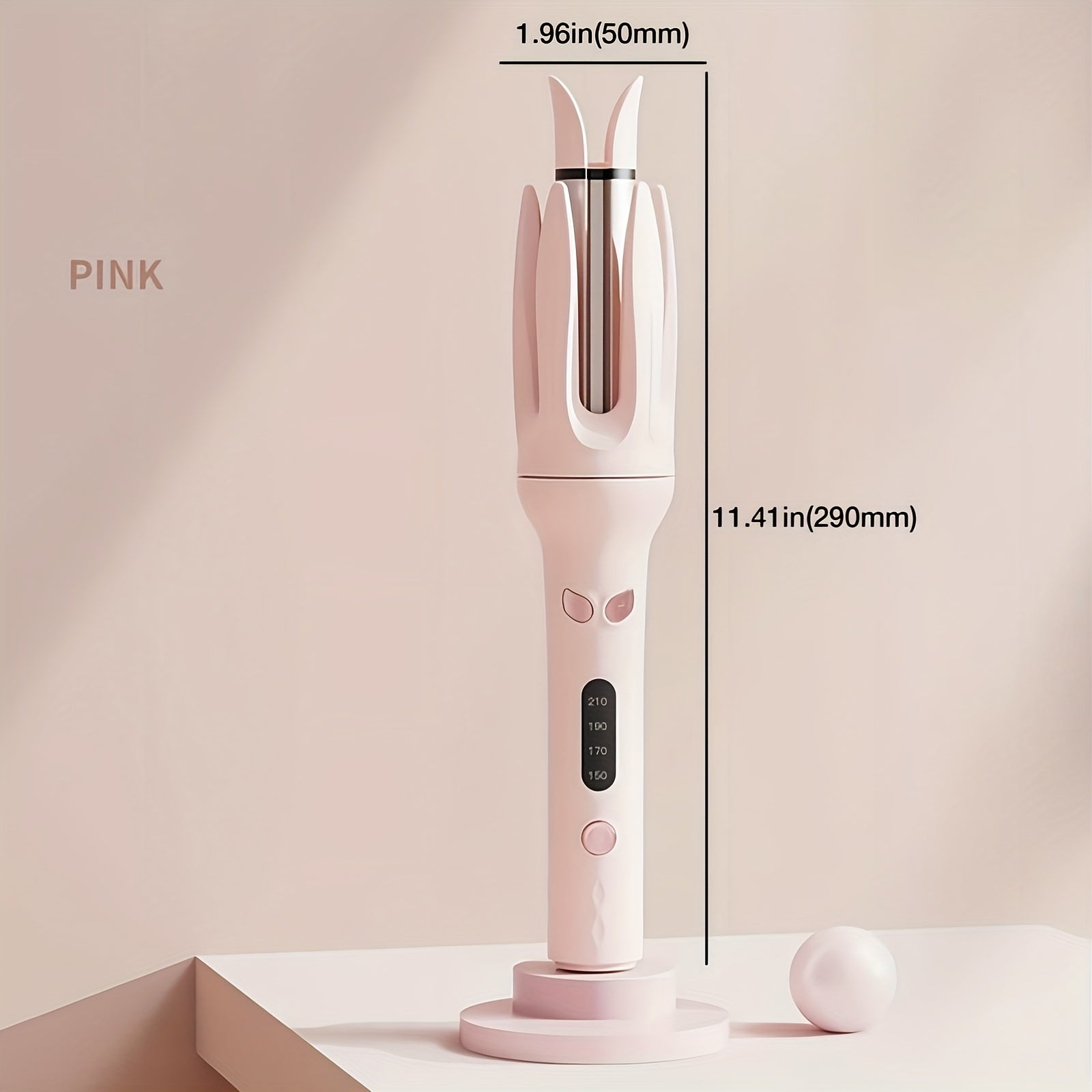 Automatischer Lockenstab 28 mm – Schnelles, kabelloses Styling mit Temperaturwahl & Sicherheitssystem
