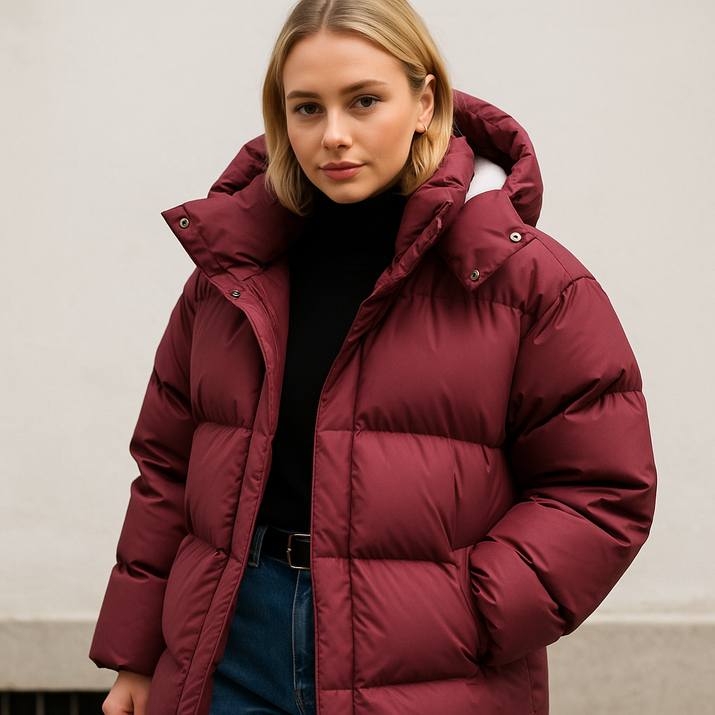 Steppjacke mit Kapuze – Warm, Leicht & Stilvoll