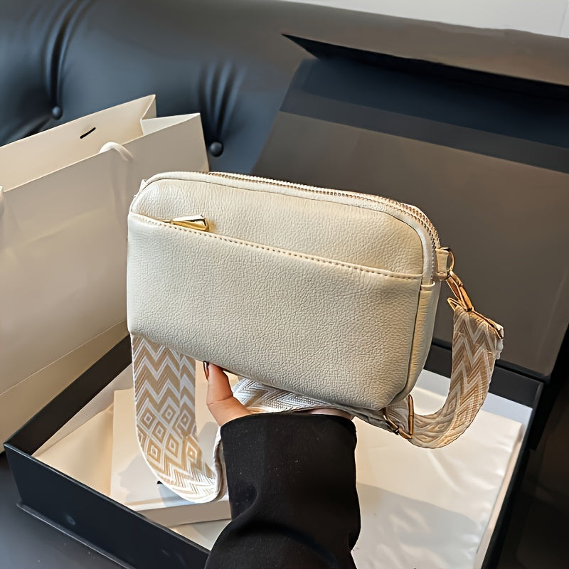 40% RABATT | Stilvoll & Praktisch – Mini Crossbody Tasche mit Breitem Gurt!