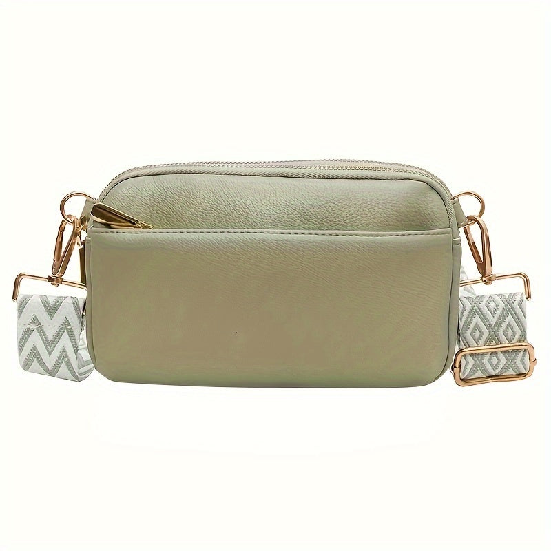 40% RABATT | Stilvoll & Praktisch – Mini Crossbody Tasche mit Breitem Gurt!