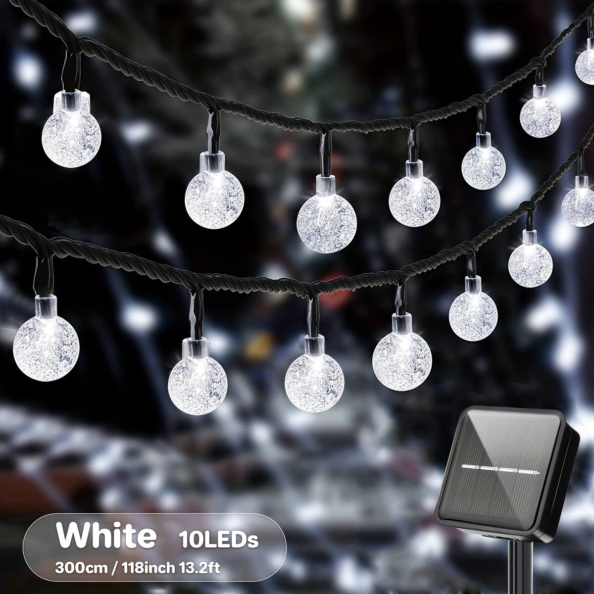 Solarenergie-Feenlichter mit 8 Modi