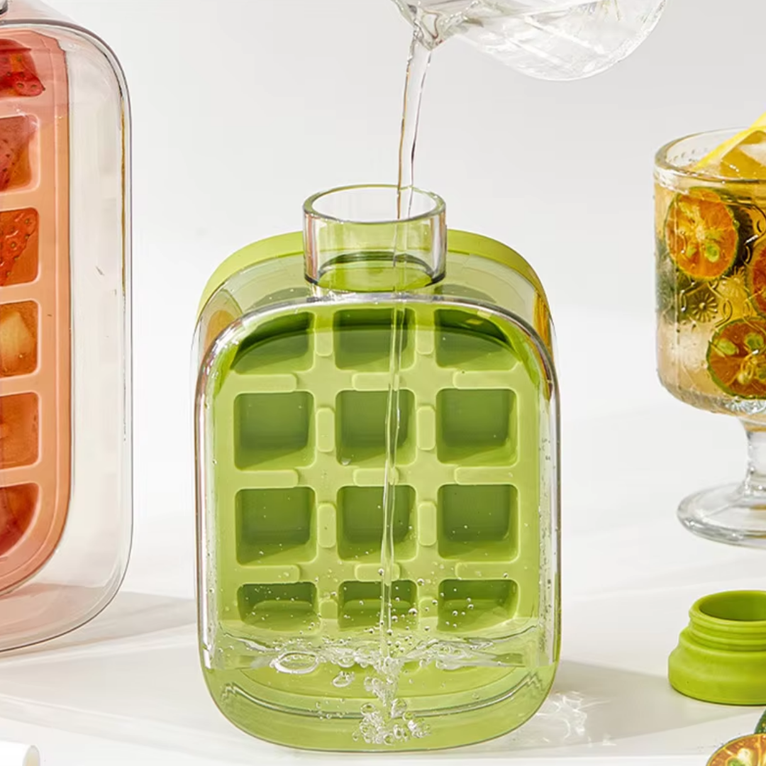 FrostSip™ – Die 2-in-1 Eisflasche für sofortige Erfrischung unterwegs