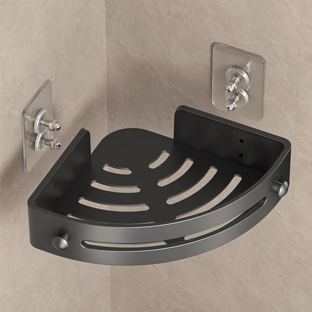 ShowerMate™ - Selbstklebendes Eckregal