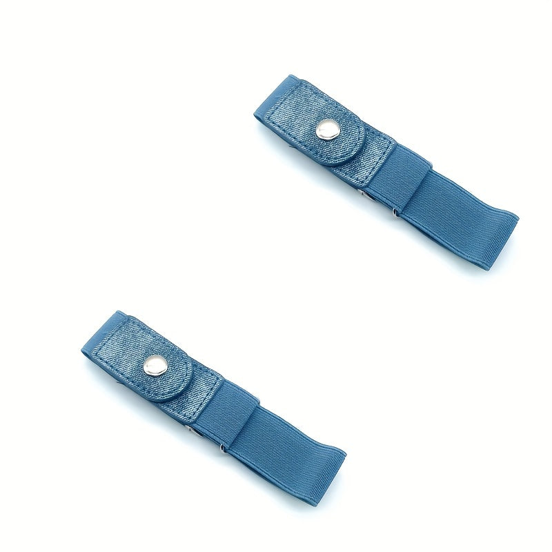 2 stks Elastischer Gürtel ohne Schnalle – Bequemer, verstellbarer Gürtel für perfekten Sitz
