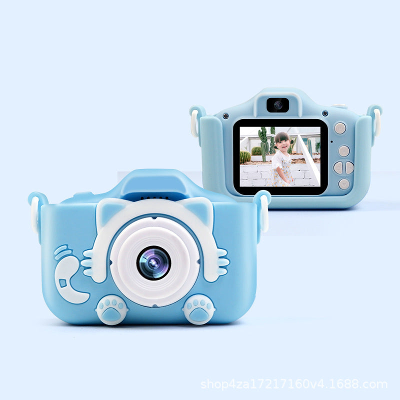 The X5S children's camera can take high-definition pictures of cartoon toys, a all single-lens  camera, and a new mini camera for students