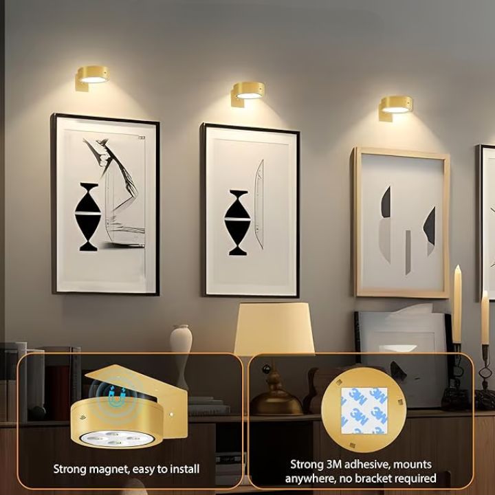 1+1 Gratis | ArtLight™ – Magnetische LED-Wandlampe für Kunst & Fotos