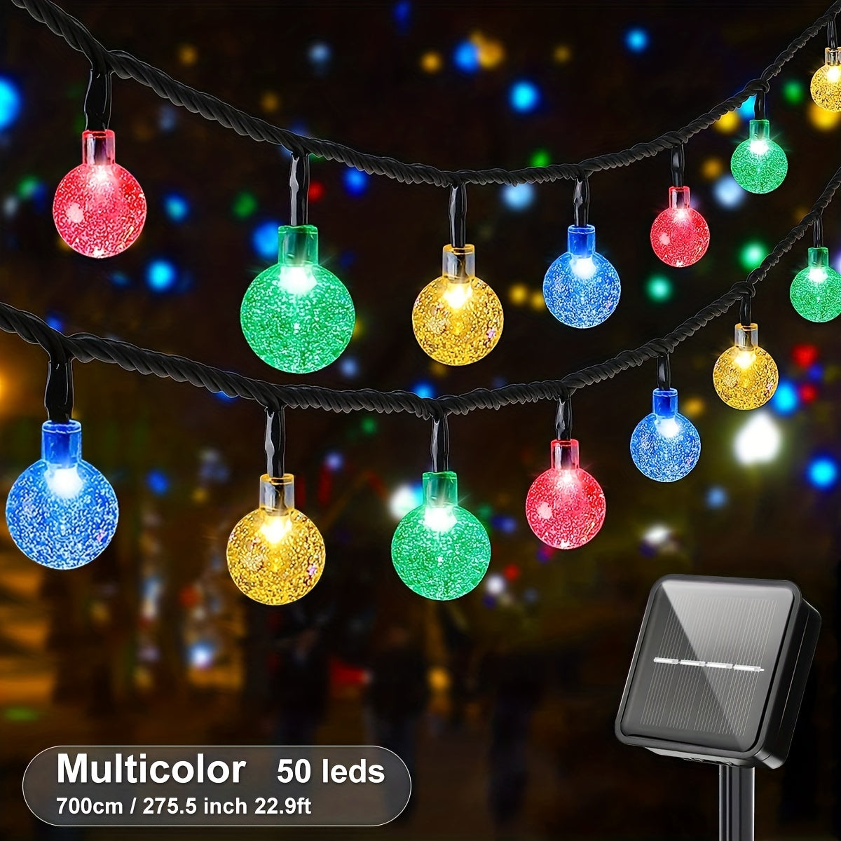 Solarenergie-Feenlichter mit 8 Modi