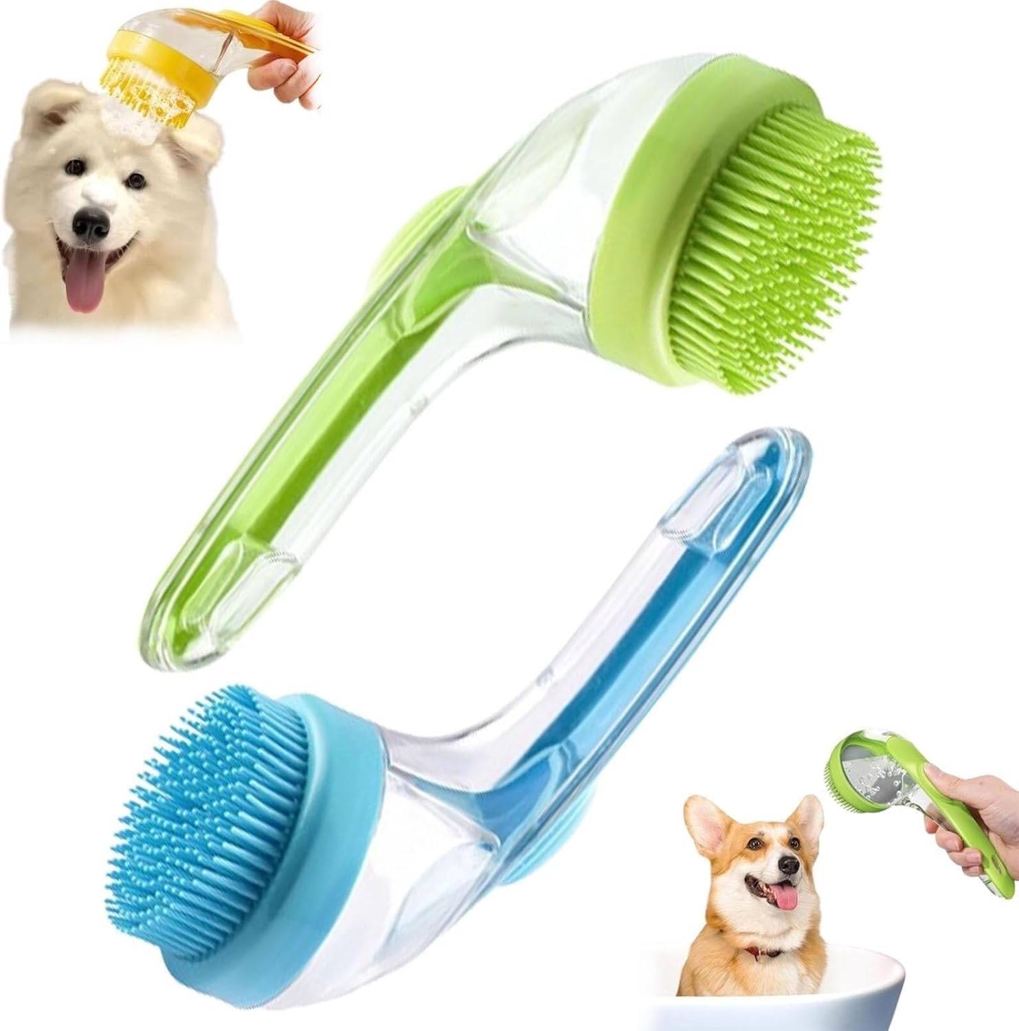 SpaPaws™ – Die stressfreie 2-in-1 Bade- & Massagebürste für dein Haustier