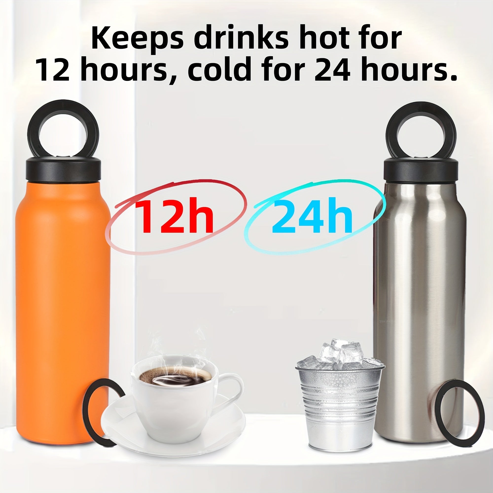MagneticHydrate™ – Die Magnetische Edelstahl-Sport-Wasserflasche für 24 Stunden Kalt & 12 Stunden Heiß