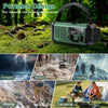 Notfallradio mit 10.000mAh – Solarbetrieben, Handkurbel & Powerbank | Immer vorbereitet bei Stromausfällen & Outdoor-Abenteuern!
