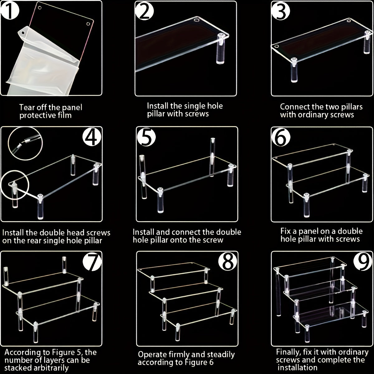 ClearView™ Acryl-Organizer für Parfüm & Kosmetik