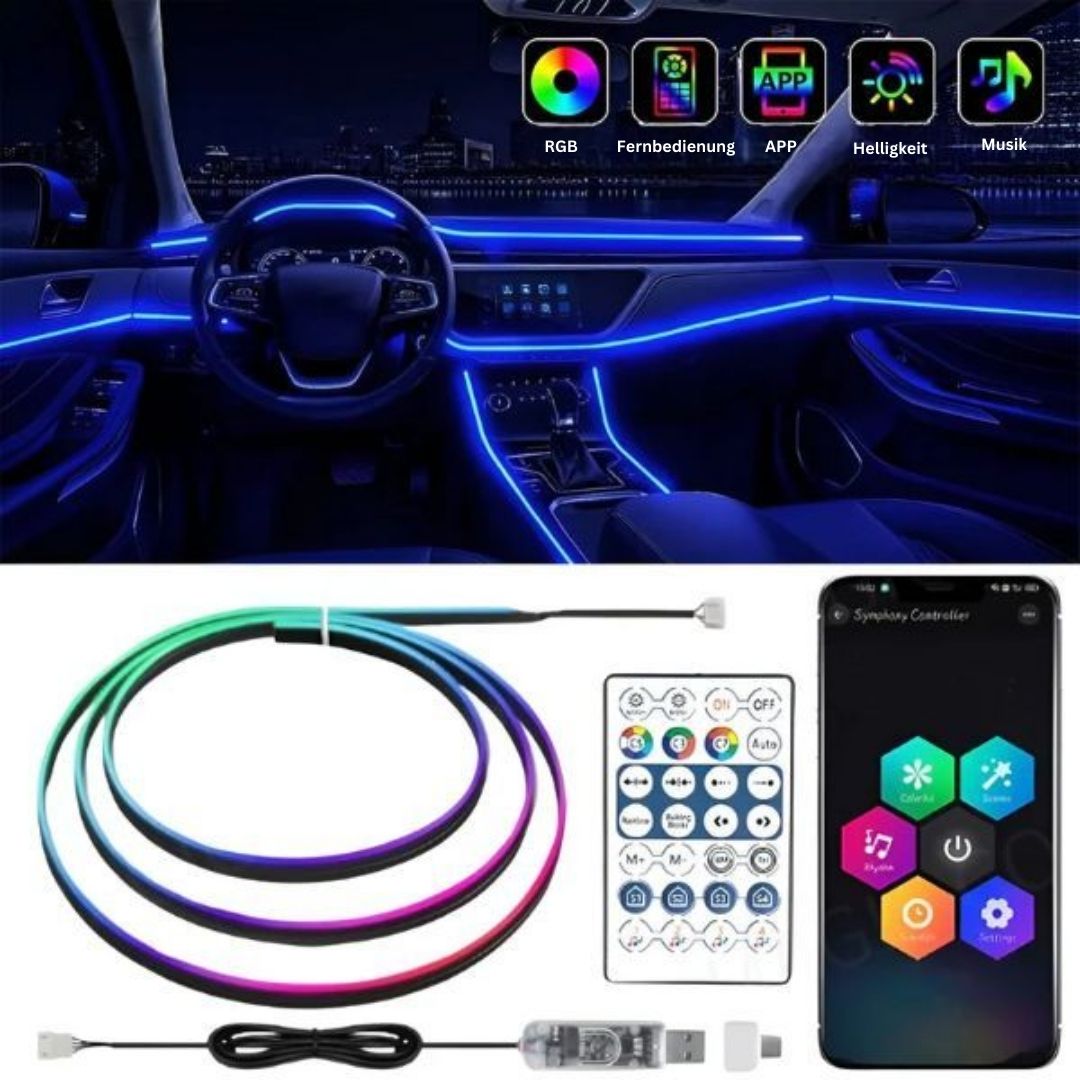GlowRide Ambient™ – Dein Weg zu einem stilvoll beleuchteten Fahrzeug