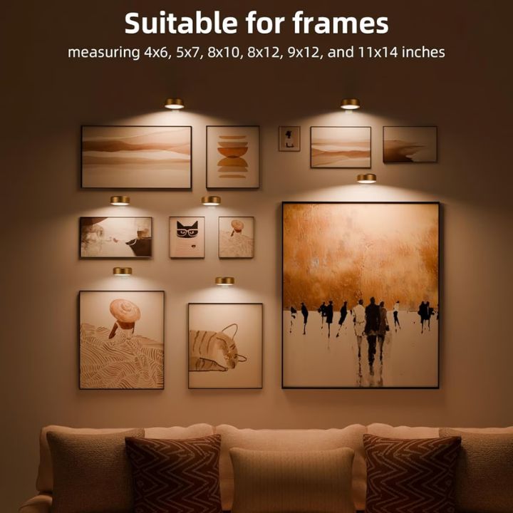 1+1 Gratis | ArtLight™ – Magnetische LED-Wandlampe für Kunst & Fotos