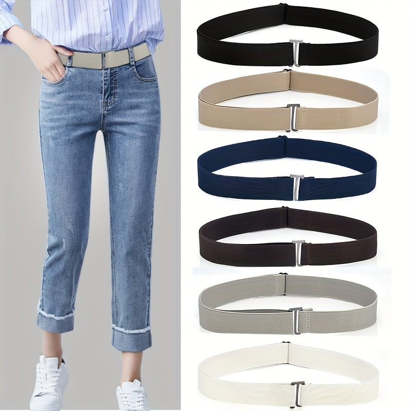 Minimalistischer Elastischer Gürtel für Damen – Komfortabel & Stilvoll in Verschiedenen Farben