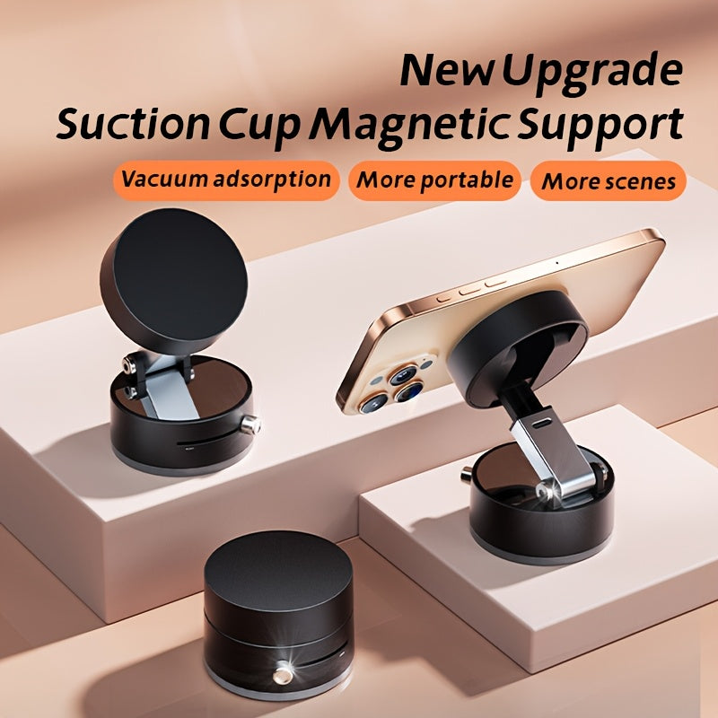 50% RABATT | MagniGrip™ – Magnetische 360° Smartphone-Halterung mit Doppel-Saugkraft