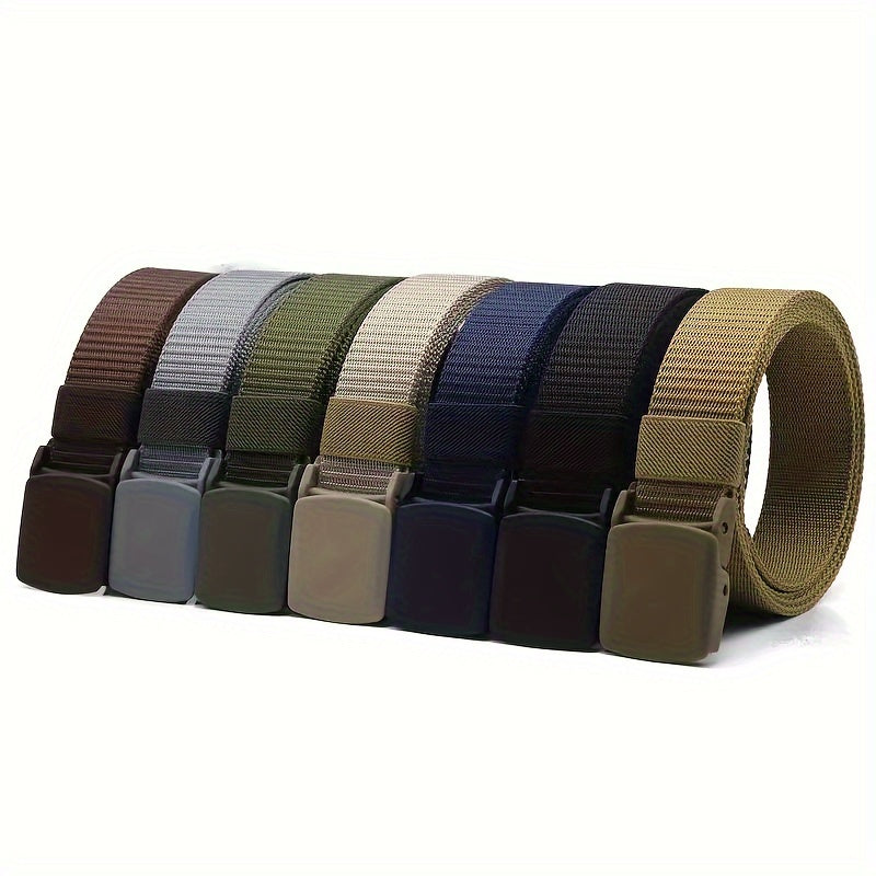 Flexibler Taktischer Canvas-Gürtel – Unisex, Leicht & Strapazierfähig für Jeden Anlass!