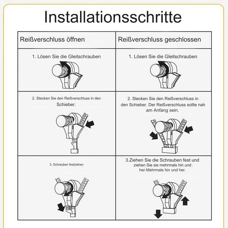 ZipEase™ – Abnehmbarer Reißverschlussgriff für Kleidung, Taschen & Accessoires | Universell, robust & stilvoll