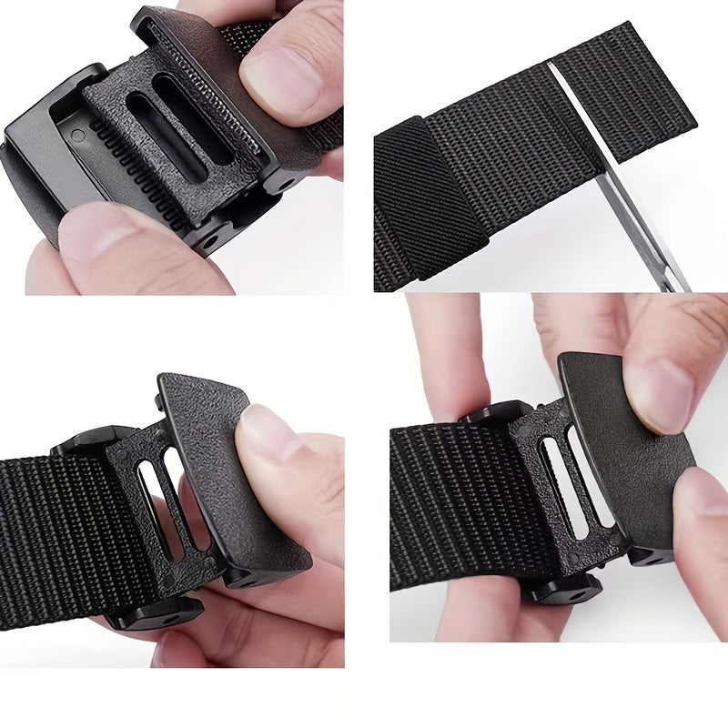 Flexibler Taktischer Canvas-Gürtel – Unisex, Leicht & Strapazierfähig für Jeden Anlass!