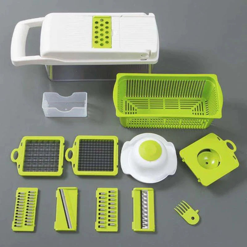 SliceMaster™ – Multifunktionaler Gemüseschneider für schnelle & sichere Zubereitung