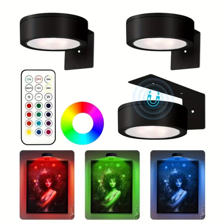 1+1 Gratis | ArtLight™ – Magnetische LED-Wandlampe für Kunst & Fotos