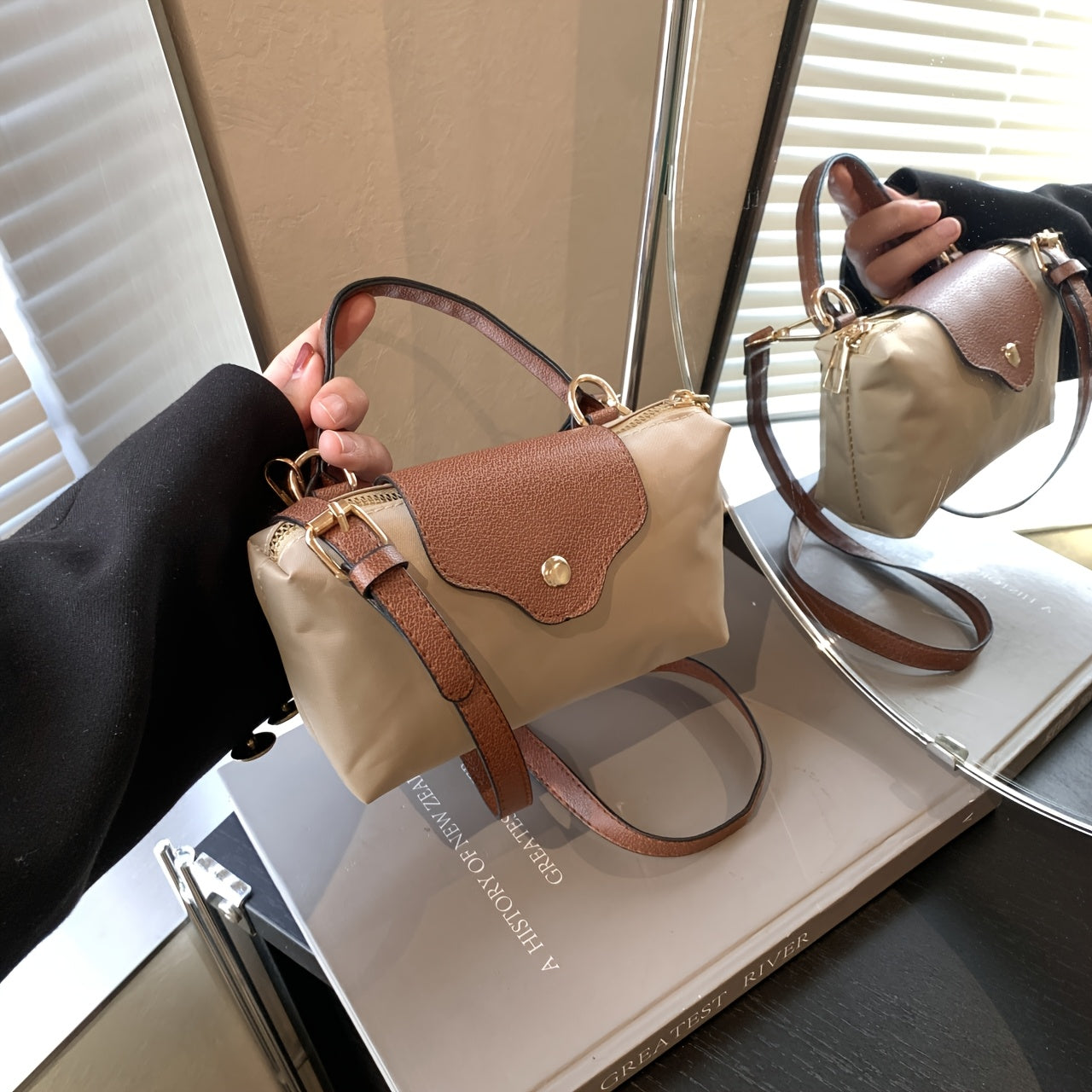Vintage Casual Mini Crossbody Tasche – Leicht, Stilvoll & Perfekt für den Frühling! 👜