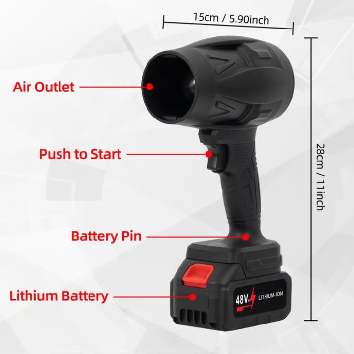 AirSweep™ – Der kabellose Power-Bläser für müheloses Reinigen