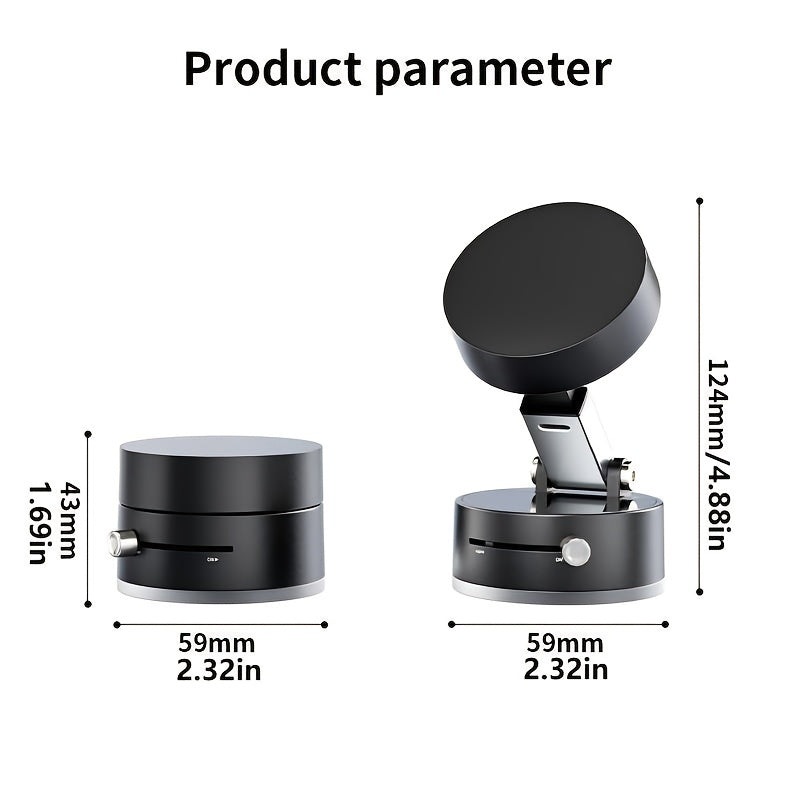50% RABATT | MagniGrip™ – Magnetische 360° Smartphone-Halterung mit Doppel-Saugkraft