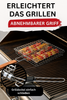 Tragbare BBQ Grillmand mit Holzgriff – Ideal für Picknicks und Camping, Perfekt für Fleisch, Steaks, Garnelen und Gemüse