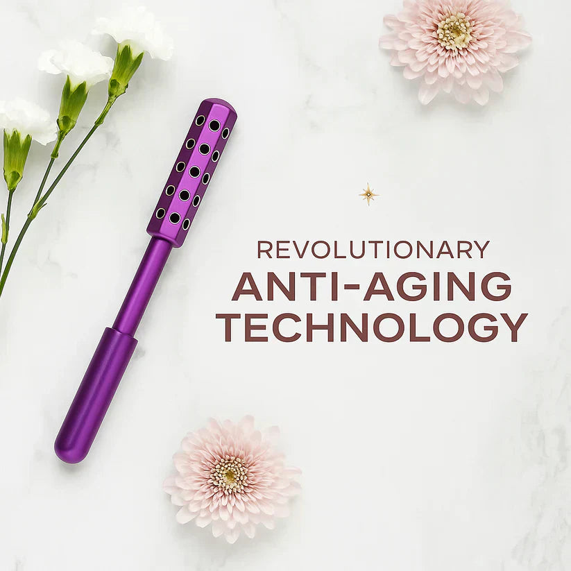 GlowSculpt™ – Luxuriöser Gesichtsmassage-Roller für straffere Konturen & strahlenden Teint | Fördert Durchblutung