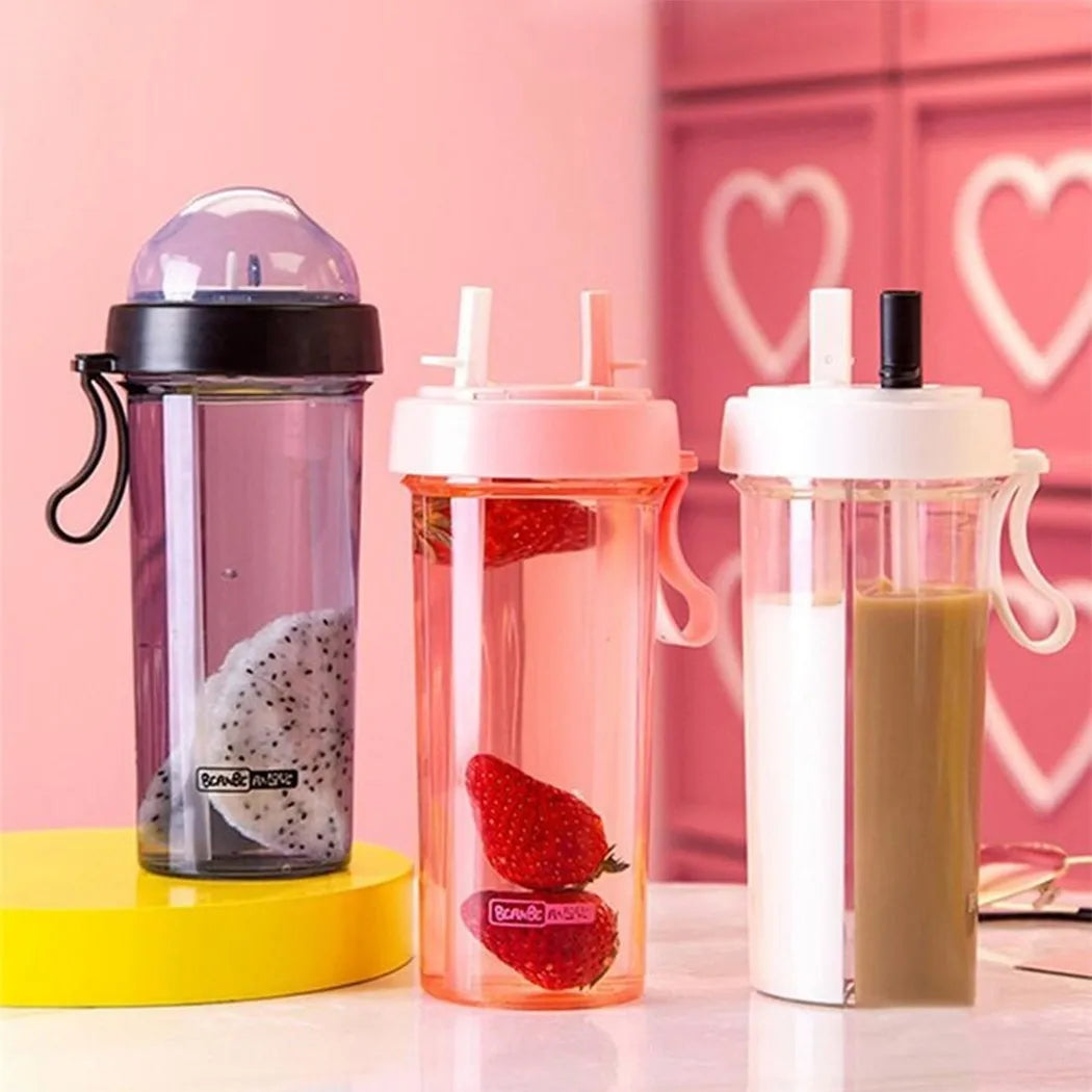 DuoSip™ – Deine innovative Doppel-Trinkflasche