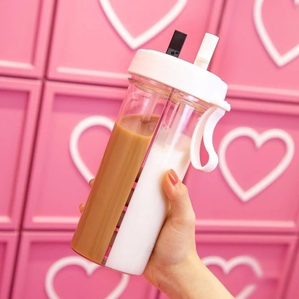DuoSip™ – Deine innovative Doppel-Trinkflasche