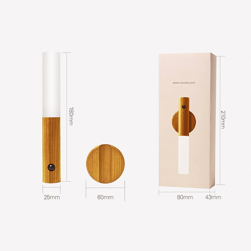 1+1 GRATIS | LumiHolz™ – Stilvolle Magnetische Kabellose Holzlampe für ein Elegantes Zuhause