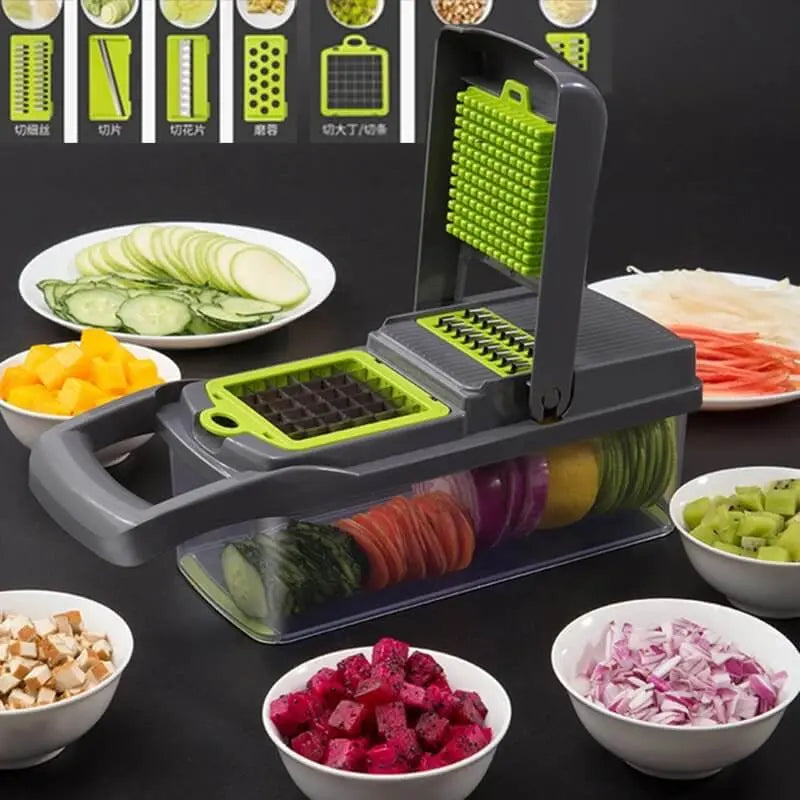 SliceMaster™ – Multifunktionaler Gemüseschneider für schnelle & sichere Zubereitung