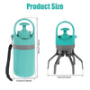 Zero-touch pet toilet picker, dog out portable, six-claw shovel poop clamp, poop pick-up garbage bag dispenser