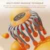 Elektrisches Kopf- & Kopfhautmassagegerät mit 24 Massageköpfen | 360° Vibrationsmassage gegen Stress, Migräne & zur Tiefenentspannung