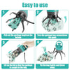 Zero-touch pet toilet picker, dog out portable, six-claw shovel poop clamp, poop pick-up garbage bag dispenser