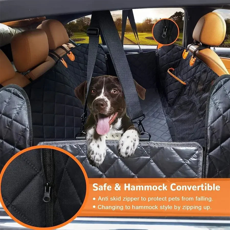 PawRide™ Rücksitz-Hundeschutz & Hängematte – 100 % wasserdicht